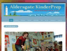 Tablet Screenshot of aldersgatekinderprep.org